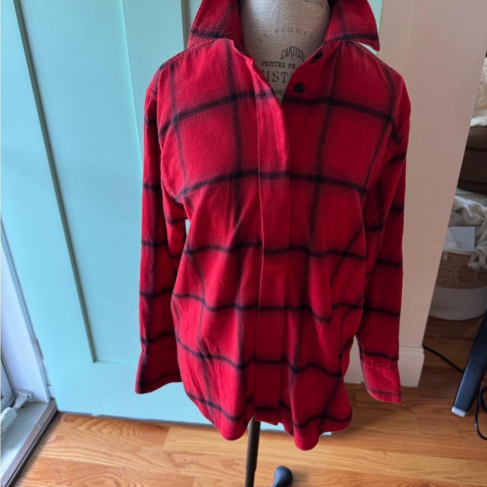 Banana Republic Red Checkered Shirt